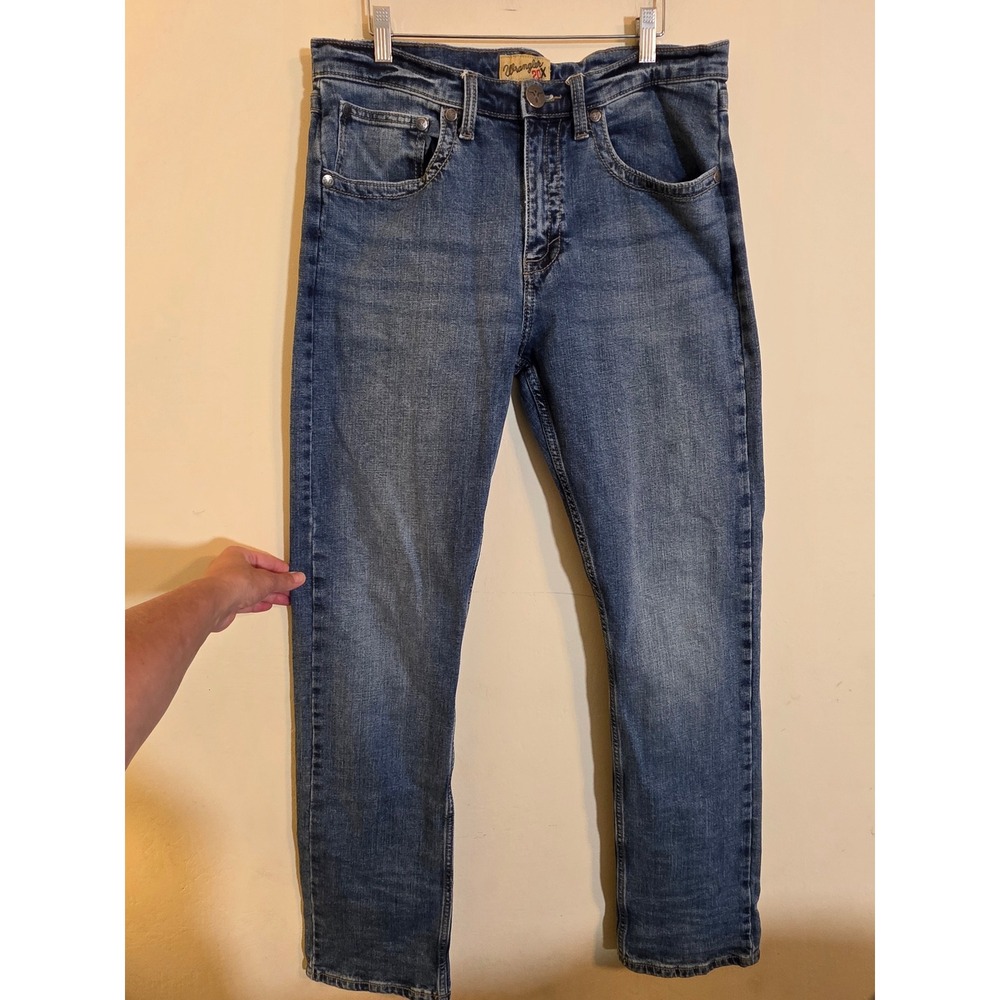 Wrangler 20X No. 44 Slim Fit Jeans Mens 33x36 Medium Wash Stretch 1044MWXMA